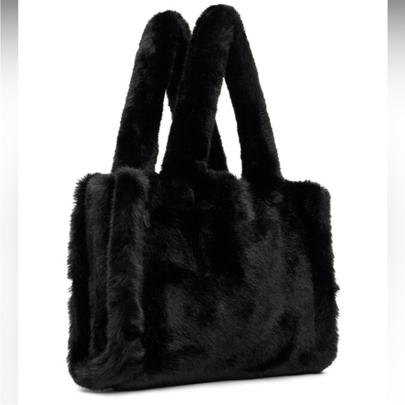 Authentic Stand Studio Faux Fur Liz Tote Bag - Picture 1 of 13